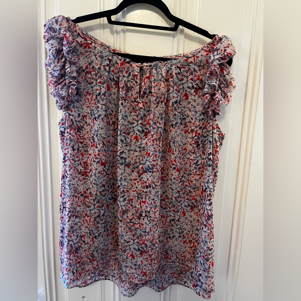 LOFT floral blouse, GUC, size 16P